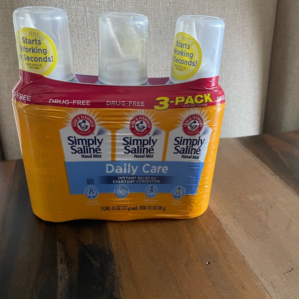 Daily Care Nasal Mist 3-Pack - Yellow and Red